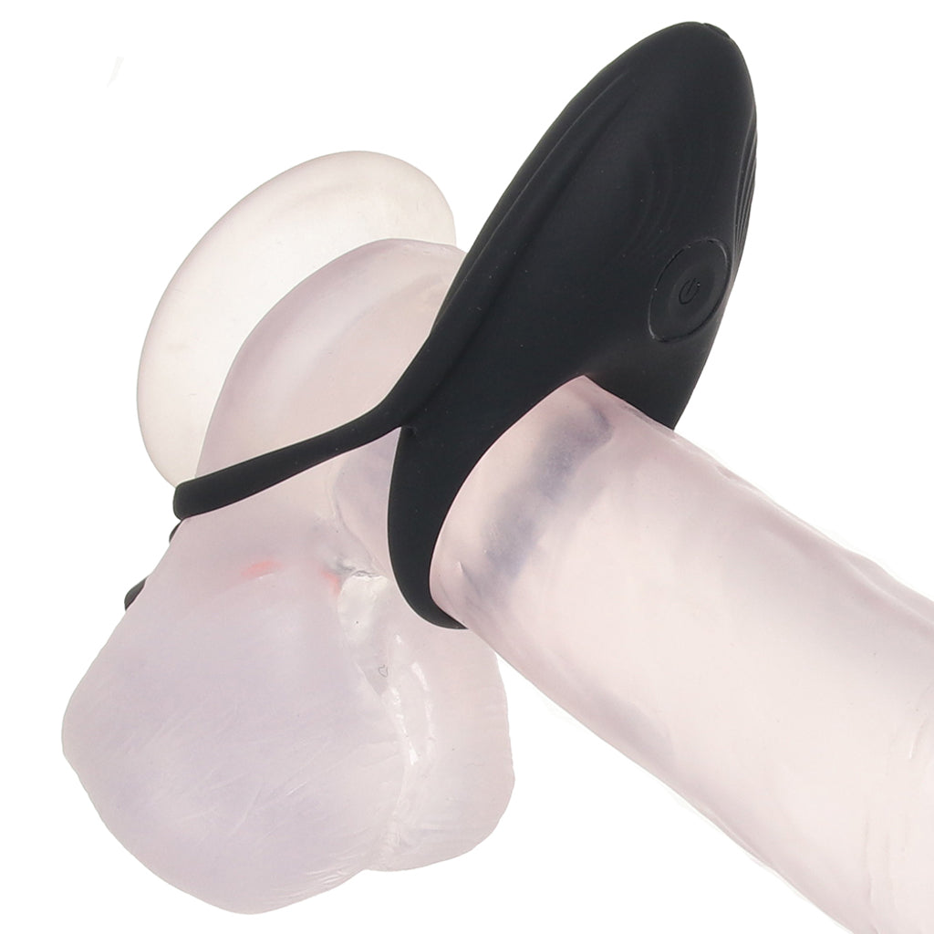 CockPower Vibrating Ring with Adjustable Cock Tie Cock Rings - Tophatter Daily Deals